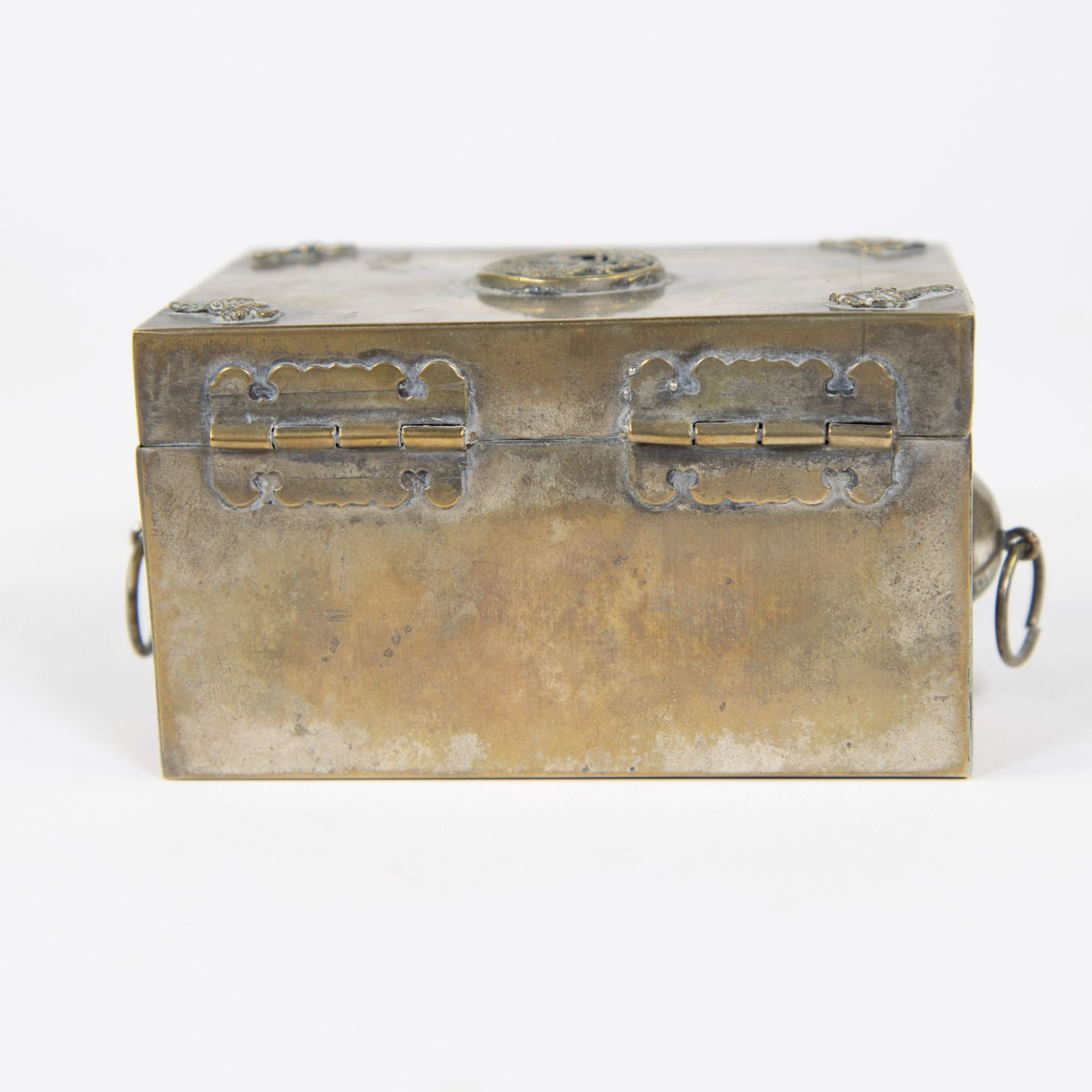 Chinese silver jewelry box - Image 3 of 6