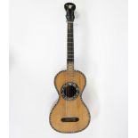 Romantic guitar built by Joseph CALOT (born 1793, Mirecourt) ca 1820, branded 'CALOT-DROUOT'