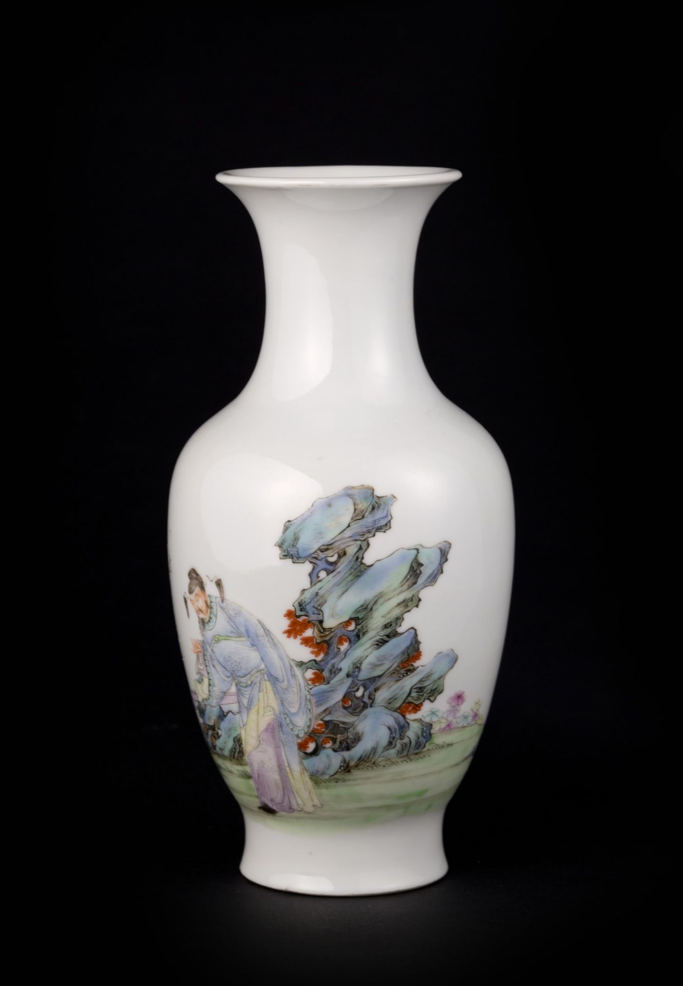 BALUSTER PORCELAIN VASE h. 20.1 cm - Image 4 of 6