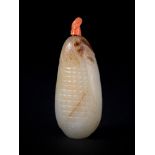 JADE SNUFF BOTTLE h. 9.4 cm