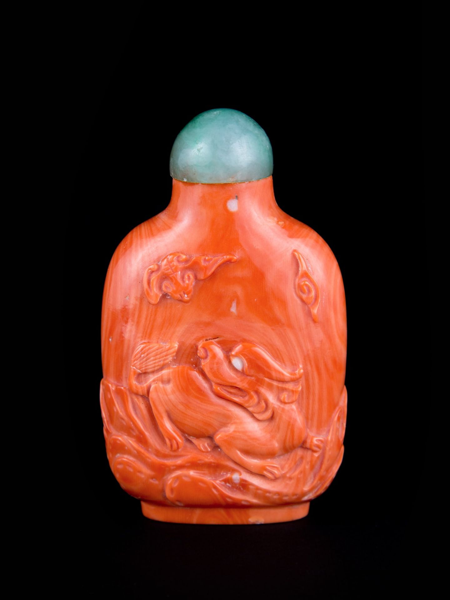 CORAL SNUFF BOTTLE h. 6.8 cm - Image 2 of 2