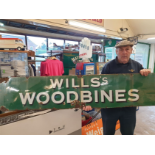 WILLS WOODBINES SIGN