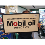 MOBILOIL LUBRICANTS SIGN