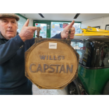 WILLS'S CAPSTAN DOUBLE SIDED SIGN