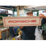 PORSCHE DOUBLE SIDED SIGN