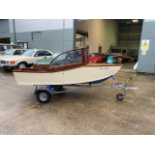 BOAT WITH TRAILER & OUTBOARD MOTOR