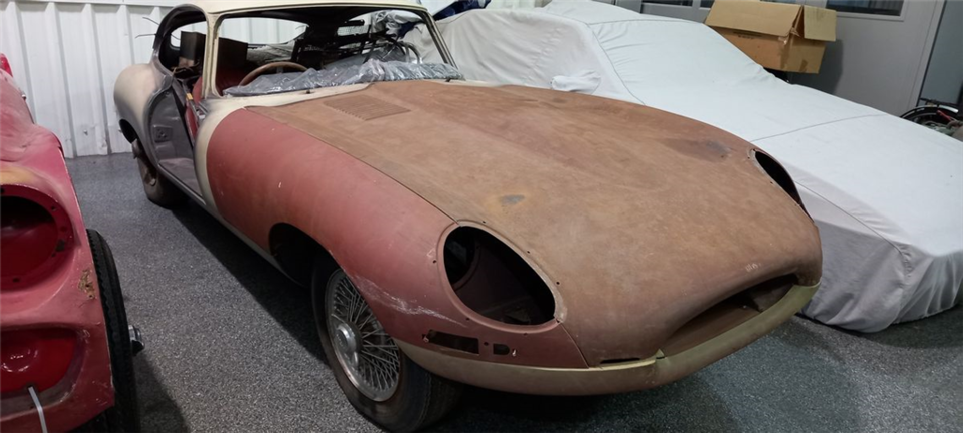 1963 JAGUAR E TYPE COUPE RESTORATION PROJECT