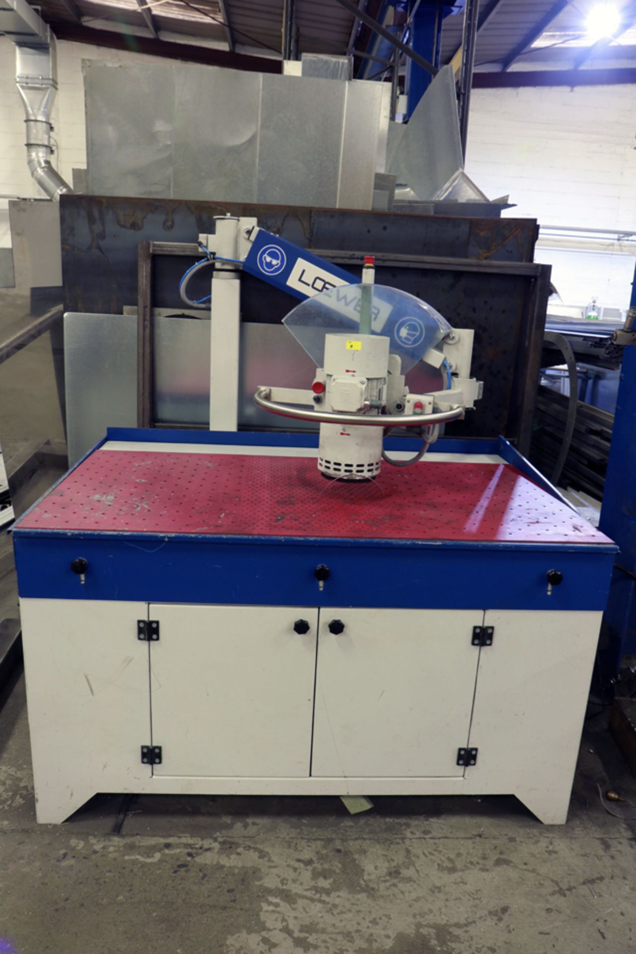 Loewer SWG Swing Arm Grinder with Downdraught Table