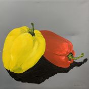 PEPPERS, AN OIL BY PHILIP RASKIN