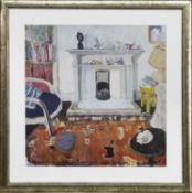 HOUSE INTERIOR, A PRINT BY ANNE REDPATH