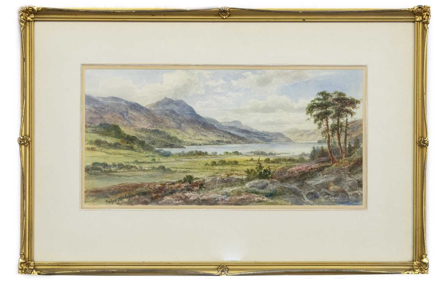 LOCH TAY, A WATERCOLOUR BY RALPH MORLEY