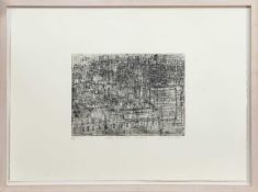COLLEGE D'ARCHITECTES, BARCELONA, AN ETCHING BY JACQUELINE MOON