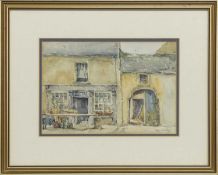COUNTRY COTTAGE, A WATERCOLOUR BY ALFRED RAWLINGS