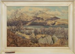 BEN LOMOND, AN OIL BY R THOMSON