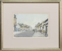 GRAY STREET, BROUGHTY FERRY, A WATERCOLOUR