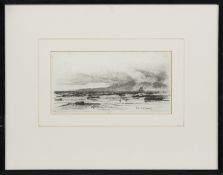 ARRAN, AN ETCHING BY D Y CAMERON