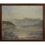 IN THE HIGHLANDS, AN OIL BY ALLAN MACDOUGALL
