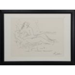 RECLINING FIGURE, A PRINT AFTER PABLO PICASSO