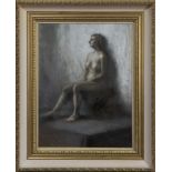 NUDE STUDY, A PASTEL BY JOHN MACKIE
