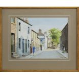 NORTH MAIN STREET, SKERTON, 1926, A WATERCOLOUR BY ROCHARD IRVING