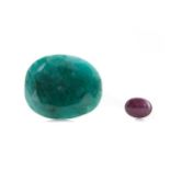 **TWO CERTIFICATED UNMOUNTED GEMSTONES