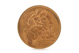 A GEORGE V HALF SOVEREIGN DATED 1911