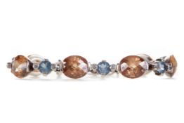 AN UNUSUAL TOPAZ BRACELET