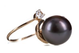 A TAHITIAN PEARL RING