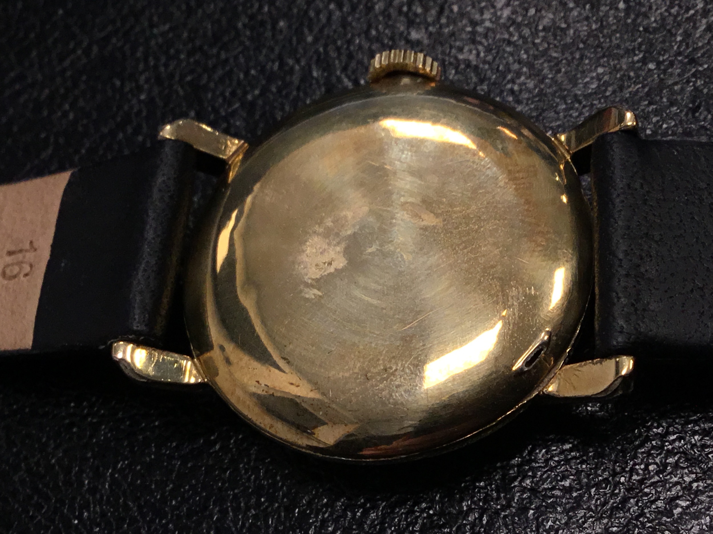 A GENTLEMAN'S LE COULTRE GOLD FILLED MANUAL WIND WRIST WATCH - Image 2 of 2
