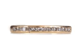 A DIAMOND HALF ETERNITY RING