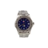 A GENTLEMAN'S TAG HEUER PROFESSIONAL STAINLESS STEEL QUARTZ WRIST WATCH