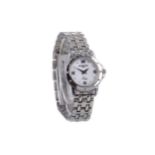 A LADY'S RAYMOND WEIL TANGO STAINLESS STEEL QUARTZ WRIST WATCH