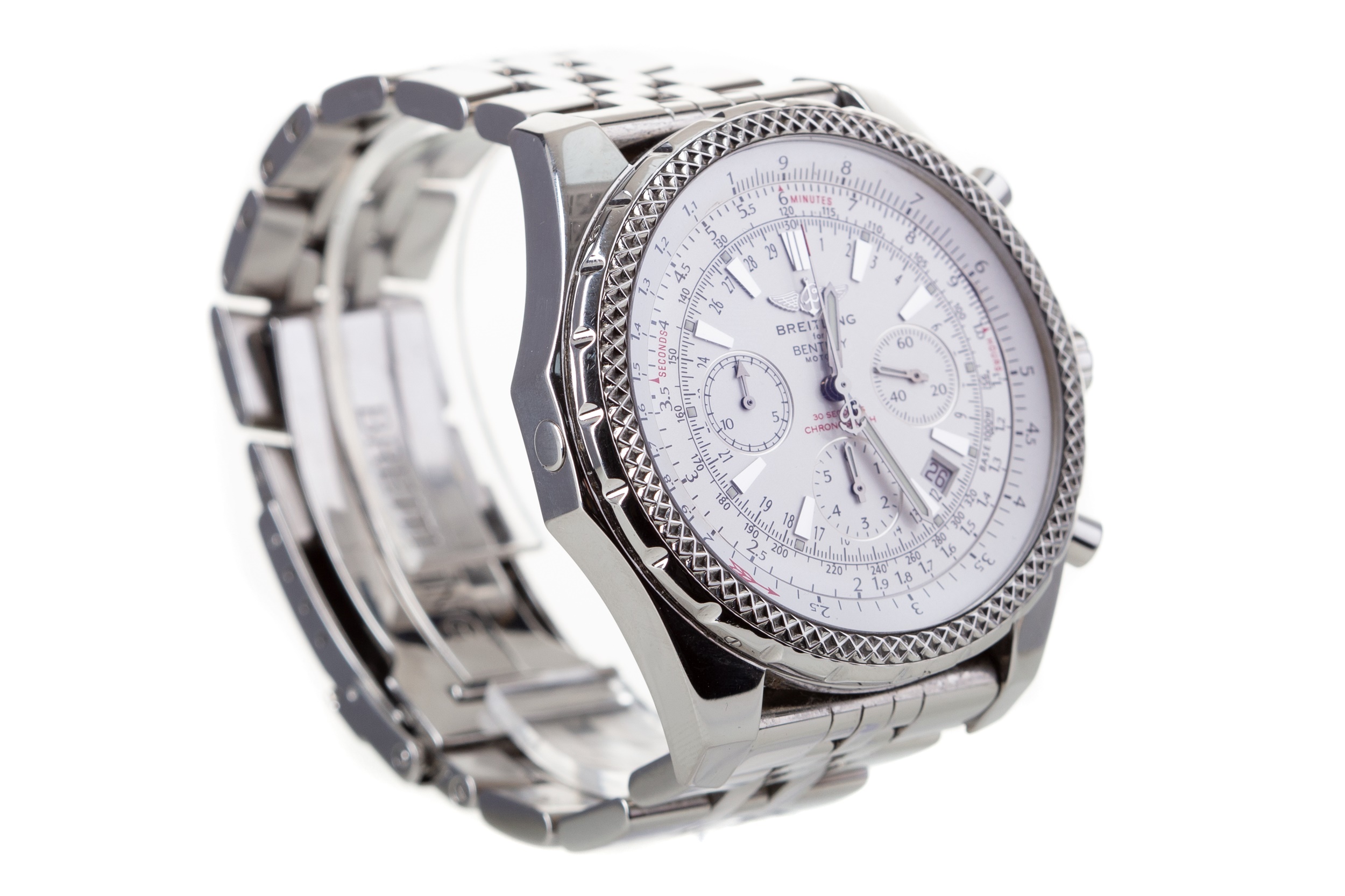 A GENTLEMAN'S BREITLING FOR BENTLEY MOTORS STAINLESS STEEL AUTOMATIC WRIST WATCH - Image 2 of 2