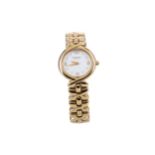 LADY'S RAYMOND WEIL GOLD PLATED QUARTZ WRIST WATCH