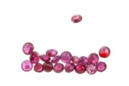 **A PARCEL OF UNMOUNTED RUBIES