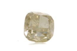 **A CERTIFICATED UNMOUNTED DIAMOND