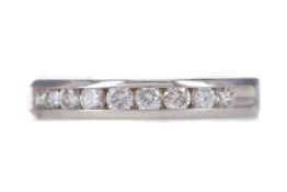 A DIAMOND HALF ETERNITY RING