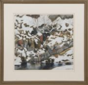 WINTER VIEW, A PASTEL BY WALTER HOLMES