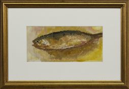 A FISCH, A GOUACHE BY JAMES LEVINE