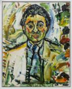 MIKE WINTERS (CELEBRITY COMEDIAN), AN OIL BY JOHN BRATBY