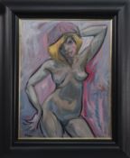 NUDE DANCER, AN OIL BY FRANK MCFADDEN