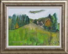 AUTUMN, TILLYRIE, AN OIL BY THORA CLYNE