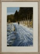 WINTER WALK, AN OIL BY ELIZABETH WATSON