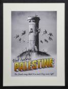 VISIT HISTORIC PALESTINE, A LITHOGRAPH BY BANKSY