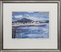 SHORE, PLOCKTON, A SIGNED LIMITED EDITION PRINT BY HAMISH MACDONALD