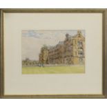 REDFORD BARRACKS, EDINBURGH, A WATERCOLOUR BY KEN HOWARD