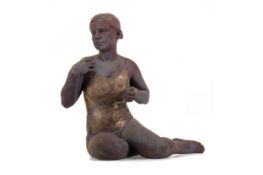 JEMMA, A BISQUE STONEWARE SCULPTURE BY WALTER AWLSON