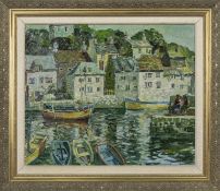 POLPERRO, AN OIL BY JOHN MCCUTCHEON