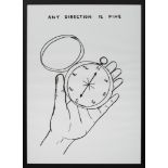 ANY DIRECTION IS FINE, A LITHOGRAPH BY DAVID SHRIGLEY