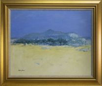 CRETAN LANDSCAPE, AN OIL BY JOHN KINGSLEY